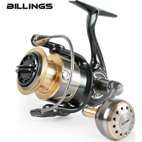 DMK New 800-5000 Size Spinning Fishing Reel 5.2:1/9+1BB Steering-wheel Crap Reel CNC Handle Molinete Para Pesca Crap Reel Peche
