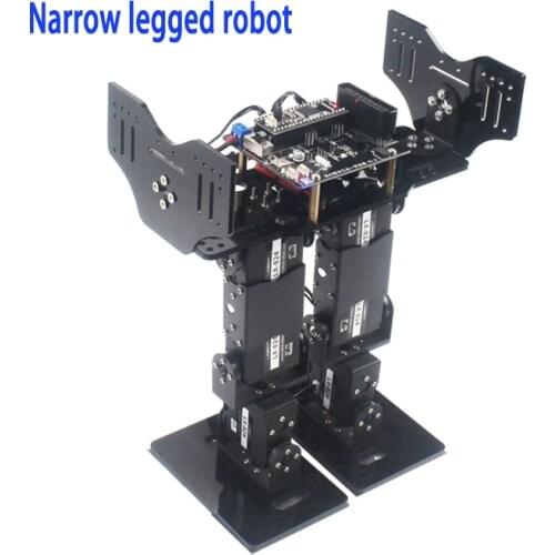 New DIY 6 DOF Biped Walking Humanoid Robot Servo Bracket Mechanical Arm Entry-level Gaming