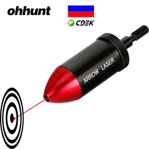 Hunting ohhunt Crossbow Archery Red Dot Laser Bore Sight Collimator kit Bow Arrows BoreSighter