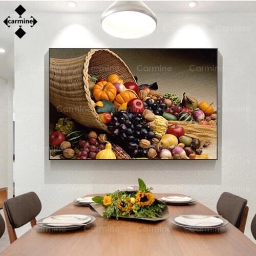 Kitchen Decor Cooking Supplie Posters and Prints Fruit Vegetable Canvas Paintings Scandinavian Art Wall Pictures for Living Room
