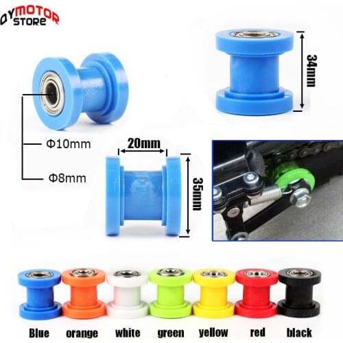 Brand new 8mm 10mm Chain Roller Slider Tensioner Wheel Guide Pit Dirt Mini Bike Moto Atv High Quality M8 M10 Free Shipping