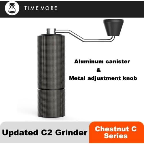 TIMEMORE Chestnut C2 Manual Coffee Grinder Portable Hand High Quality Grinder Grind Machine Mill With Double Bearing Positioning