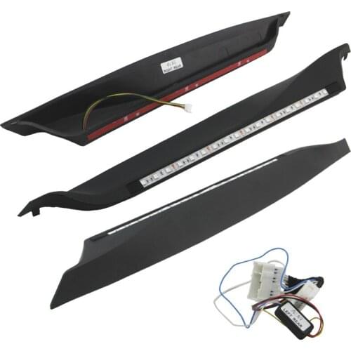 SHUOKE LED Car Foot Light Ambient Lamp Remote Music Control Multiple Modes Automotive Interior Decorative Lights for Car Patrol