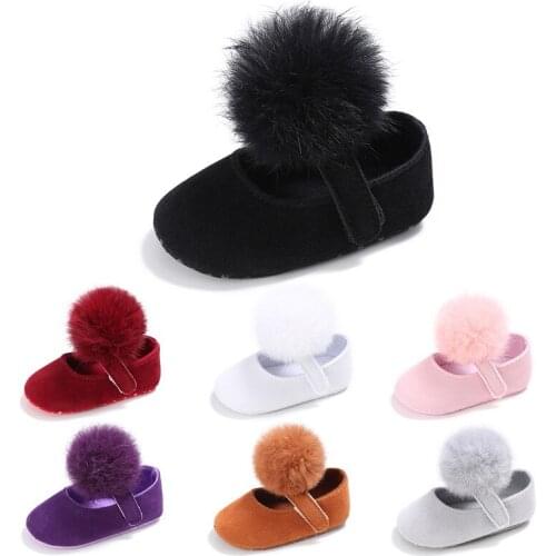 Toddler Baby Girl Soft Plush Princess Shoes cute shoes Infant Prewalker New Born Baby Shoes for girls