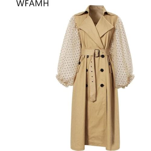 Wfamh Women's Trench Coats