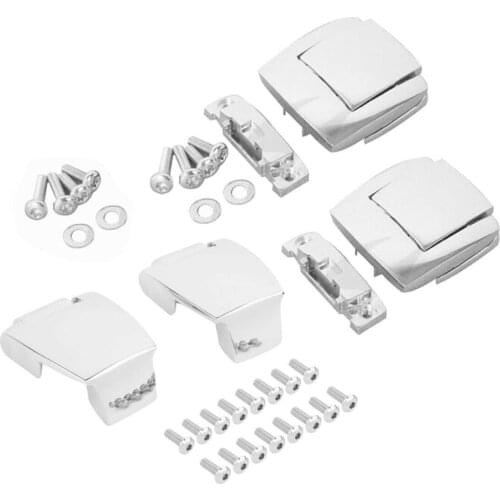 Motorcycle Razor Chopped King Pack Latches Hinges For Harley Tour Pak Touring Road King Road Glide 1988-2013