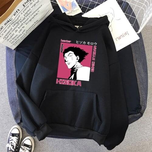 Hunter x Hunter Hisoka MOROW Anime Hoodie Women Ullzang Korean Style Harajuku Sweatshirt casual Fashion Graphic Hoody Female