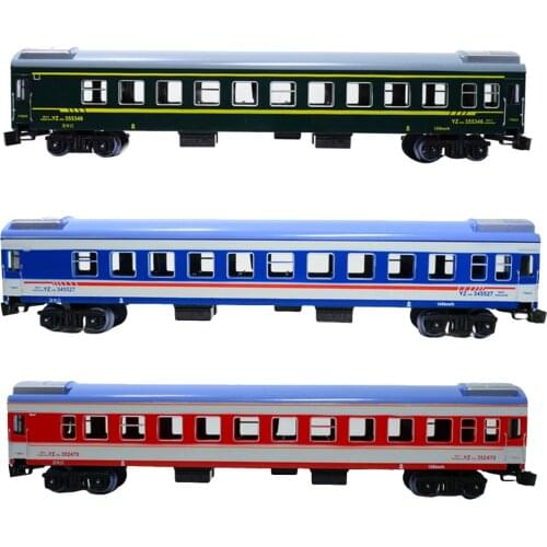 1/87 HO Scale Model Train Toy YZ25G Passenger Car Diesel Toy Gifts Children