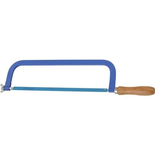 12 "Heavy-Duty Flat Steel Saw Frame with Wood Handle