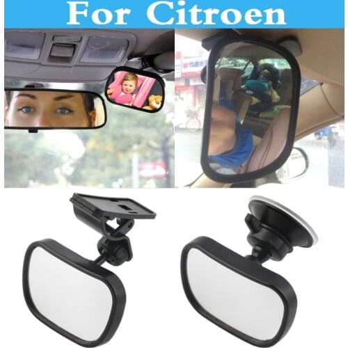 3in1 Car styling Seat Rearview Mirror Reverse Clip and Sucker For Citroen C1 C2 C3 C4 C4 Aircross C4 Cactus C5 C6