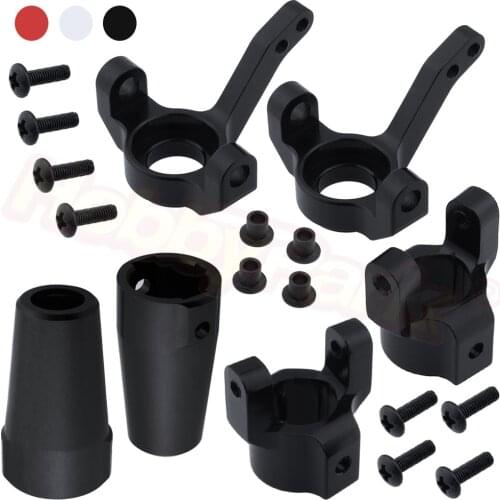 Aluminum Hub Carrier C Hub Rear Axle Lockout Set AX30496 AX30495 AX30494 For AXIAL SCX10 1/10 Rock Crawler Upgrade Option Parts