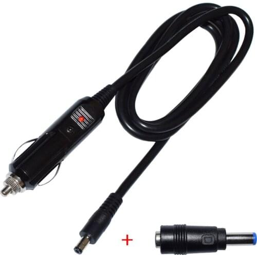 DC 5.5×2.5mm Car Charger Power Supply Cord 12v -24v 4.92FT Cigarette Lighter Male Plug to DC Connector 5525mm Cable