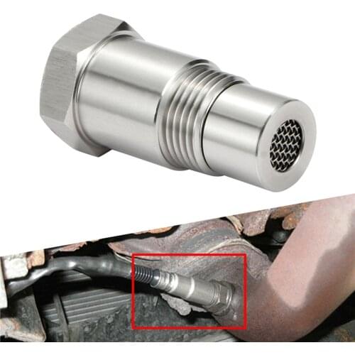 Car Elimination Adapter M18 X 1.5 Bung O2 Oxygen Sensor Extension Catalytic Converter Engine Oil Removal Spacer Connector Steel