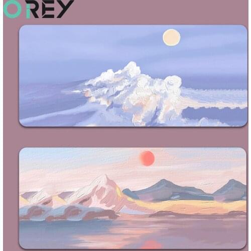 Large Desk Pad Mouse Pad Gamer Waterproof Leather Mousepad Desk Grand Mat Computer Keyboard Table Gaming Mouse Pad Table Mat