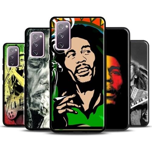 Bob Marley Case For Samsung Galaxy S20 FE S10 S8 S9 Plus S10e Note 10 Plus Note 20 Ultra S21 Cover