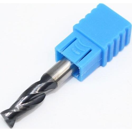 D6X15LXD6X48L 1PC 2 Flutes Carbide End Mill Set Mayitr Tungsten Steel HRC50 Hardness CNC
