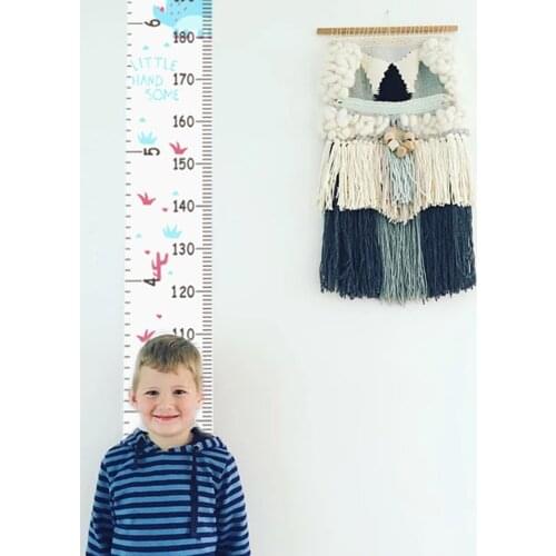 Wooden Wall Hanging Wall Sticker For Kids Room Decoration Height Measure Ruler Wallpaper Baby Growth Chart Decor On The Wall