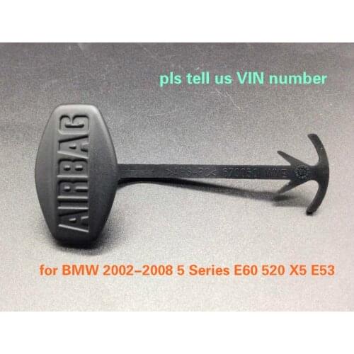 For BMW 2002-2008 5 Series E60 520 X5 E53 door panel interior cover AIRBAG decorative cap buckle