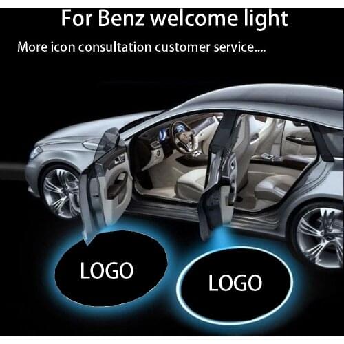 For Mercedes AMG LED Welcome Lamp Car Door Light Logo Laser Projector Lighting Emblem for Benz Class E C W205 W176 W212 W213 177