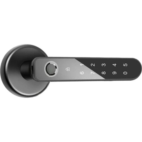 Zinc Alloy Door Lock Fingerprint Password Smart Lock Suitable for Room Door and Office Key Door