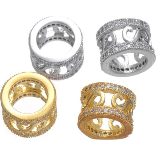 Hot Jewelry Bijoux Brass Copper Letter S Beads For Jewelry Making 6.7mm Big Hole Spacer Beads Beading Charm Berloques CHF262