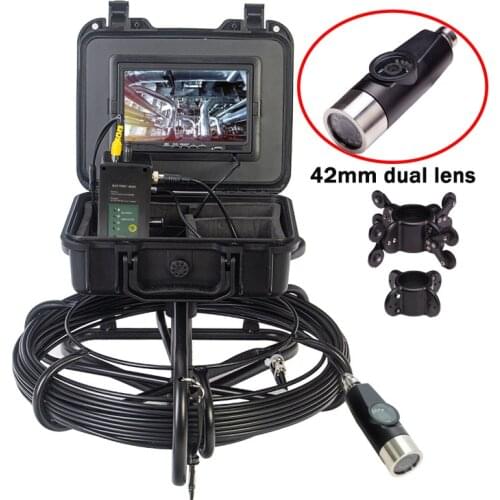 Two Camera Lens Pipeline Induatrial Endoscope Inspection Camera Wifi Connection Drain Sewer Wall Camera with Recording Function