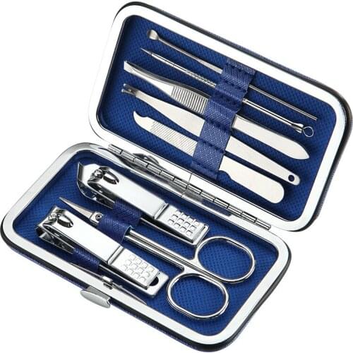 Stainless Steel 8-Piece Adult Manicure Tool Nail Clippers Set Nail Clippers Nail Clippers Manicure