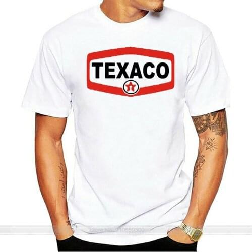 Men T Shirt Fashion Texaco Oil Company Logo Funny T-Shirt Novelty Tshirt Women Unisex Tees