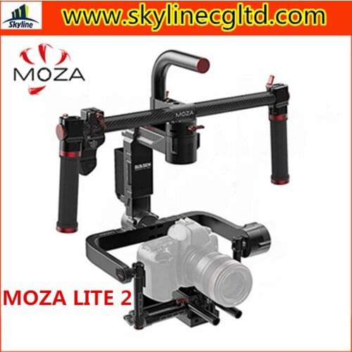 MOZA Lite 2 II 3-Axis Motorized Handheld Gimbal Brushless Stabilizer Support 5kg Blackmagic Sony A7S2 BMCC BMPCC DSLR Camera
