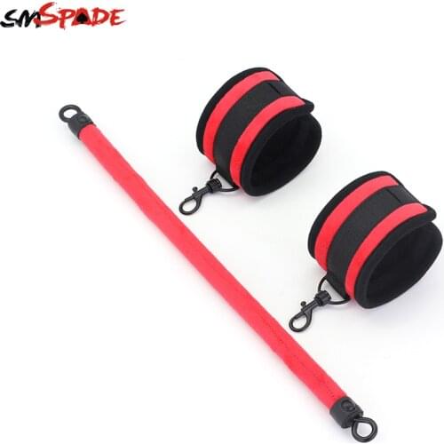 Smspade Sex Toys Sex Handcuffs Slave Bondage Kit Wrist Cuffs with Spreader Bar Sex Shop Adult Toys Sextoy Femme bdsm Adult Set