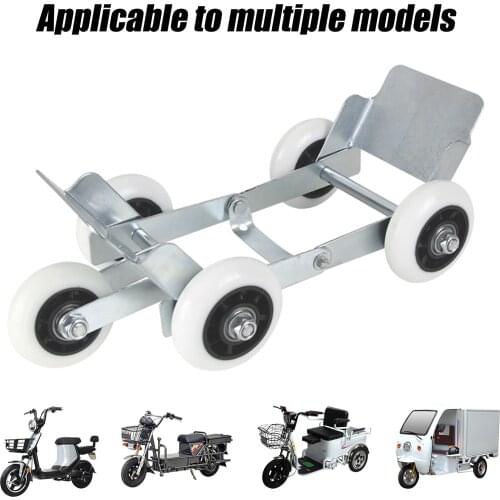 Motorcycle Tire Dolly Tire Skate Wheel Car Dolly Ball Bearings Auto Repair Moving Rated With 5 Wheels For Scooter Auto Accessory