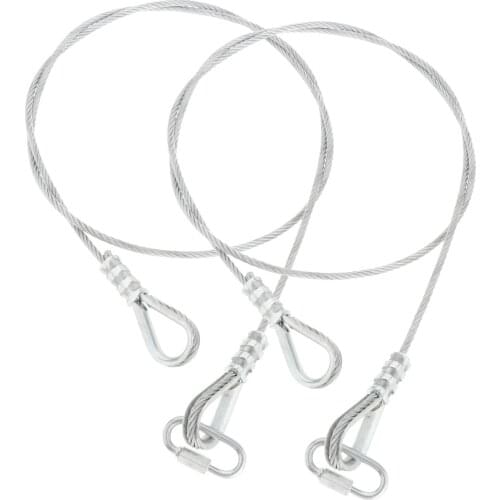 Replacement Cables For Gorilla Lift With EZ Spring Clips Stainless Steel
