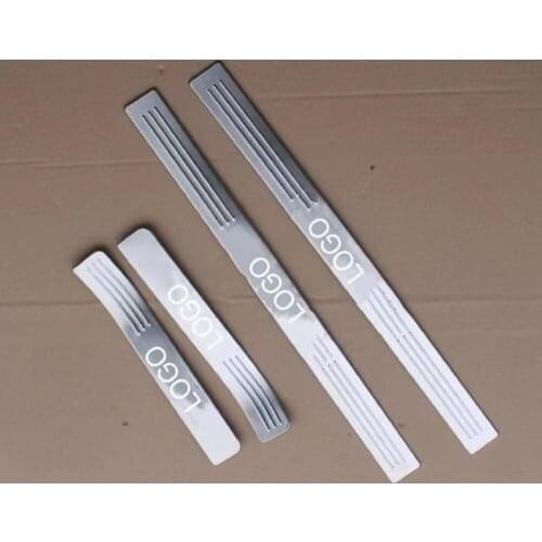 Led door sill protect scuff plate for Mercedes Benz W204 accessories illuminated door sills led door Threshold