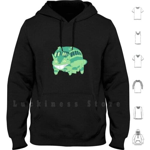 Cat Bus My Neighbor Totoro hoodies long sleeve Cat Bus My Neighbor Totoro Totoro Ghibli Studio Ghibli