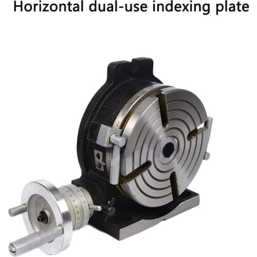 HV6 Vertical And Horizontal Dual-use Indexing Table Rotary Table Milling Machine Horizontal Vertical Indexing Plate Rotary Table