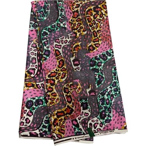 100%Veritable Wax Original African Grand Gold Brocade Printed Fabric Real Cotton Soft99 Ankara Style Party Dress Material SP-ER