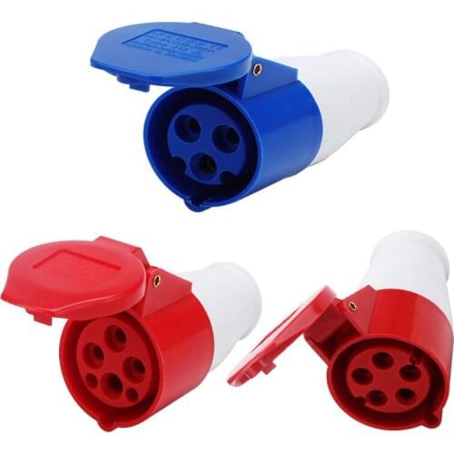 16A 32A 3P 4P 5P Connectors Industrial Socket Electrical Socket Brass Model 213 223 214 224 215 225