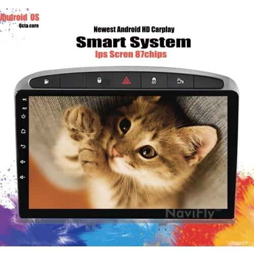 Head Unit 4G in Dash Car Radio Multimedia Video Player Navigation GPS For Peugeot 408 308 308SW 2010-2016 no dvd Android10 6+128