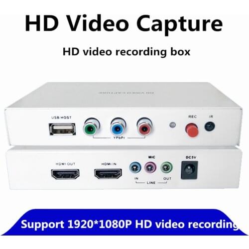 HDMI Video Record Box For Computer Components Mini TV BOX Game Recording 1920*1080P HDMI Video
