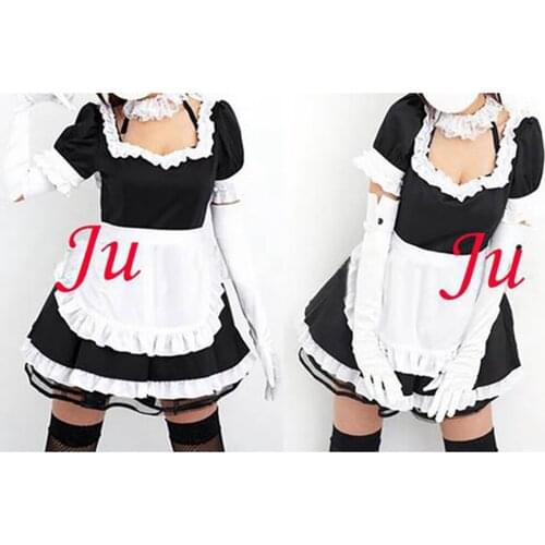 Sexy Sissy Maid Cotton Dress Uniform Cosplay Costume Tailor-made[CK868]