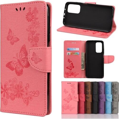 Fashion Flip Case For IPhone 12 11 Pro Max 12 Mini XS Max 6 7 8 Plus SE 2020 Butterfly Print Card Slot Wallet Leather Back Cover