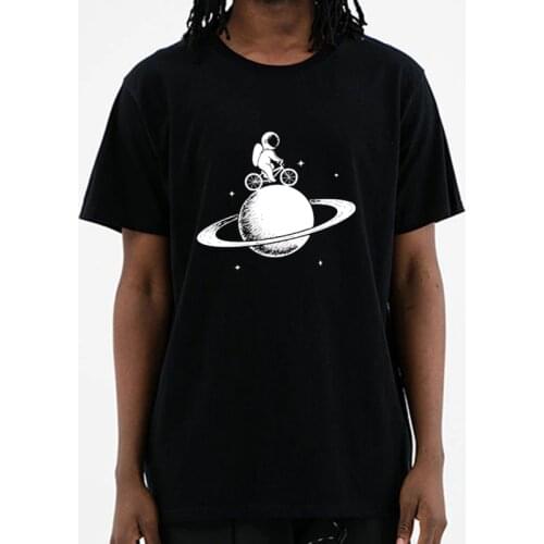 Mens high quality100% cotton T-shirt Funny sspace design print men T shirt summer loose cool o-neck t-shirt male tee shirts