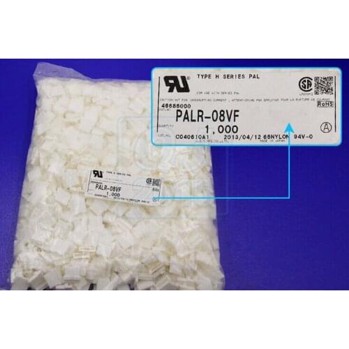PALR-08VF CONN HOUSING PAL 8POS 2MM WHITE JST Connectors terminals housing 100% new original parts