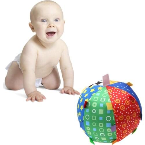 Little Loud Bell Ball Baby Ball Toy Rattles Develop Baby Intelligence Baby Activity Grasping Toy Hand Bell Rattle