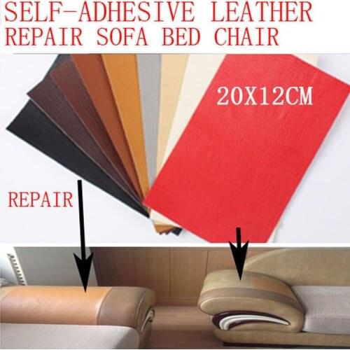 2pcs/pack repair leather sofa sticker patch self-adhesive for chair seat bag shoe sofa bed bag fix renew sticker 20x12cm