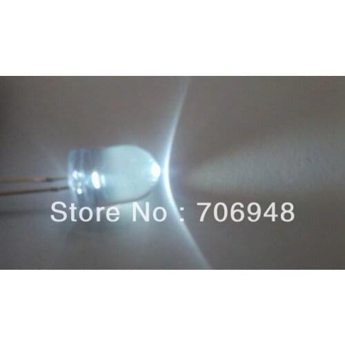 MIX water clear 8mm white led,super bright leds,8000mcd,good quality