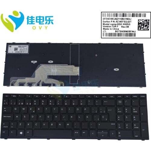 SP Spanish Replacement keyboards For HP ProBook 450 G5 455 G5 470 G5 laptop keyboard Latin LA ES original 9Z.NEFSQ.02T NSK.XK0SQ