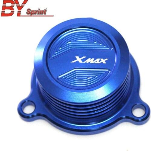 NEW XMAX Motorcycle CNC Water Oil Fuel Filter Tank Cooling Radiating Cover Cap For Yamaha X MAX 250 300 2017-2018 X-MAX 400