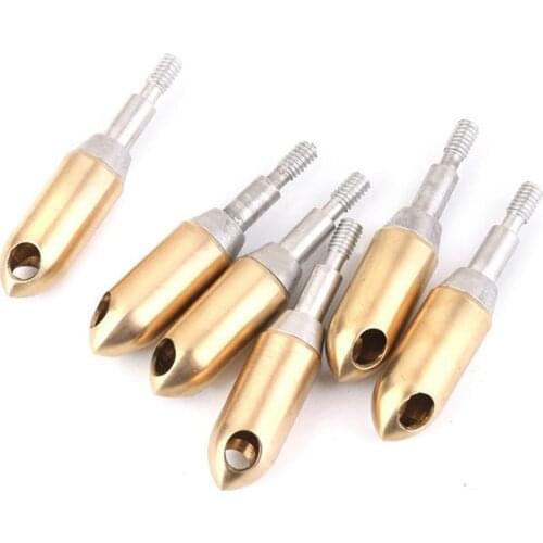 1pc Copper Iron Whistle Arrowhead Broadhead Outdoor Hunting Whistle Arrow Heads Hunting Archery Arrow Head Tools