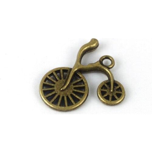 FREE SHIPPING 360PCS Antiqued Bronze Bicycle Charm 25mmx22mm A12986B